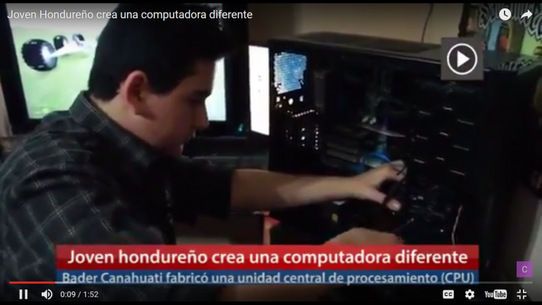 Prensa hondureña presenta como genio de la informática a niño que cambió su disco duro