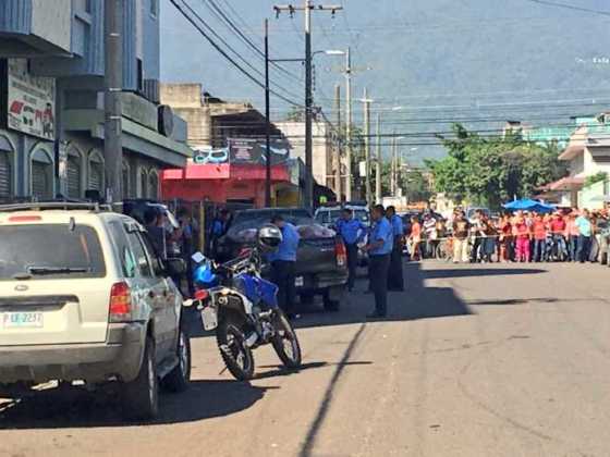 Se filtra video del asesinato contra comerciante en el barrio Medina de San Pedro Sula
