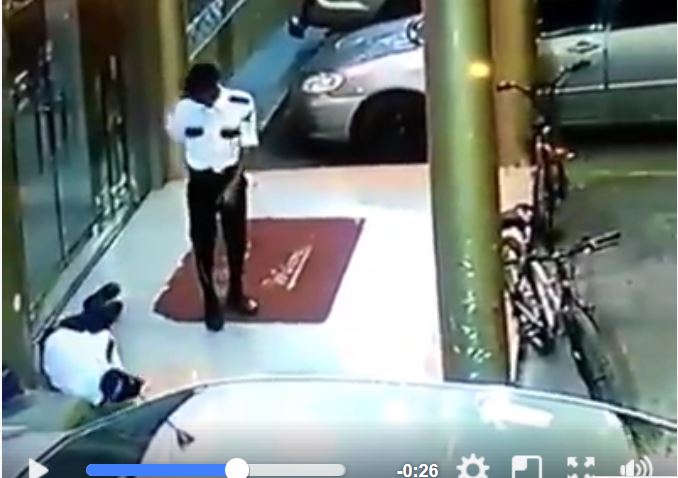 VIDEO | Guardia mata accidentalmente a su compañero en Tegucigalpa