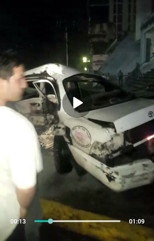 VIDEO| Fatal choque por estado de ebriedad en la Circunvalación de SPS